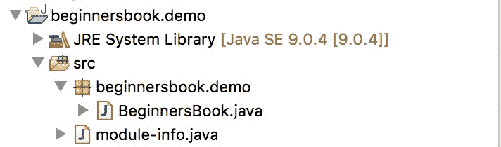 Project Structure in Java 9 after creating module-info.java file