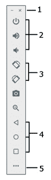 图 3.17 – 模拟器控制面板