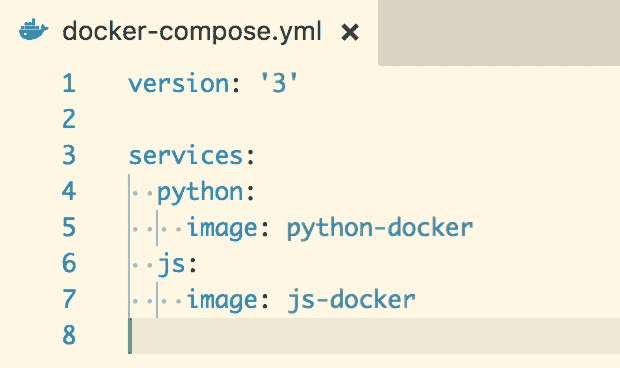 使用 docker-compose