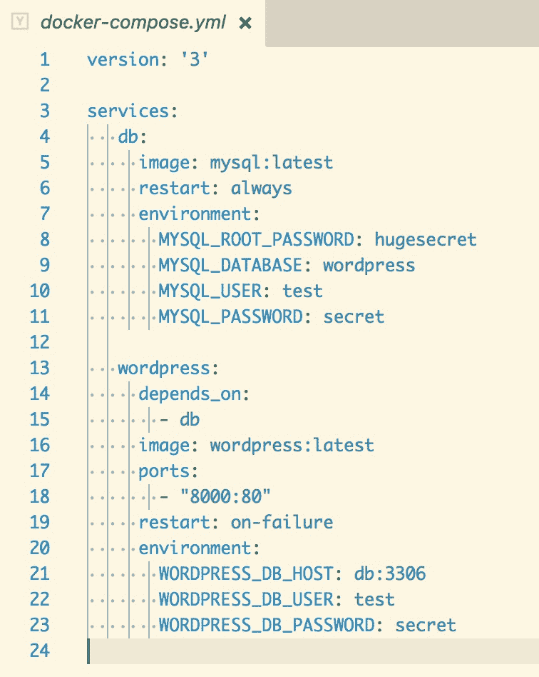 使用 docker-compose 进行网络连接