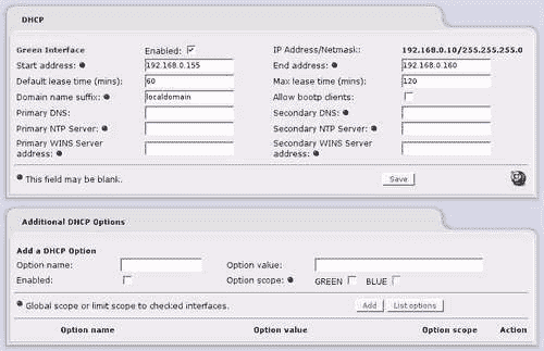 DHCP 服务器